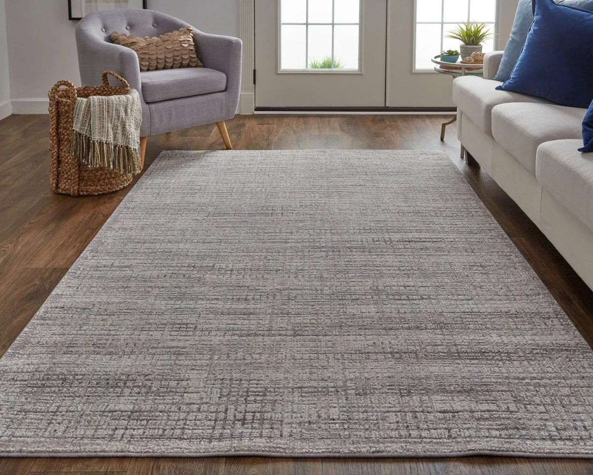 Lennon LEN39G4F Taupe/Ivory Rug