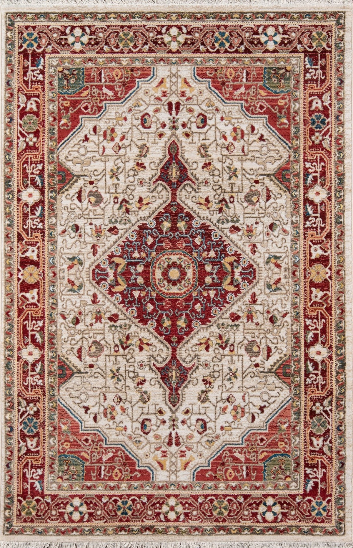Lenox LE-02 Red Rug - Rug & Home