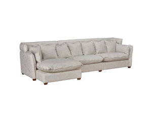 Leona Sectional Beige - Rug & Home