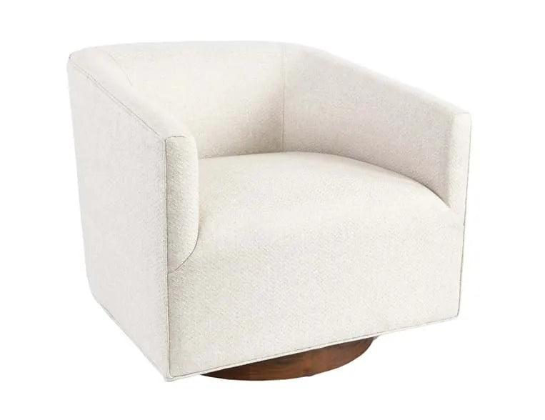 Leonard Swivel Accent Chair Beige - Rug & Home