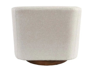 Leonard Swivel Accent Chair Beige - Rug & Home