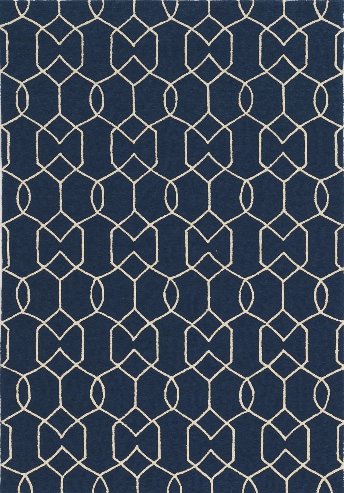 Libby Langdon Hamptons 5230 Groovy Gate Navy Rug - Rug & Home