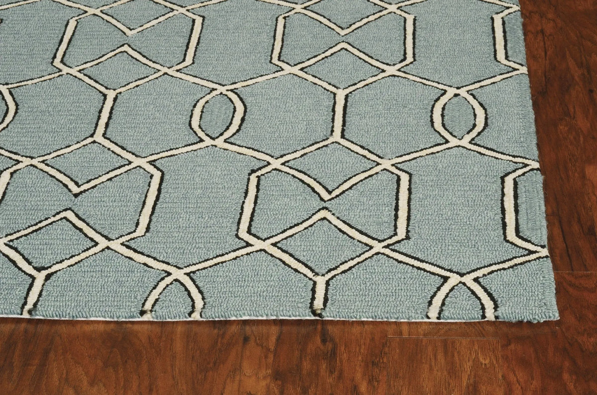 Libby Langdon Hamptons 5232 Groovy Gate Spa Rug - Rug & Home