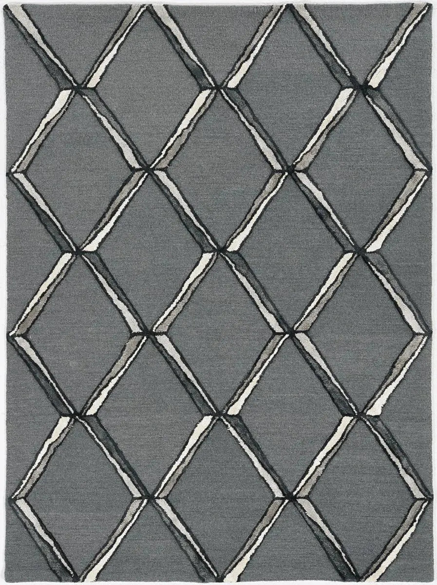 Libby Langdon Upton 4308 Mod Scape Charcoal/Silver Rug