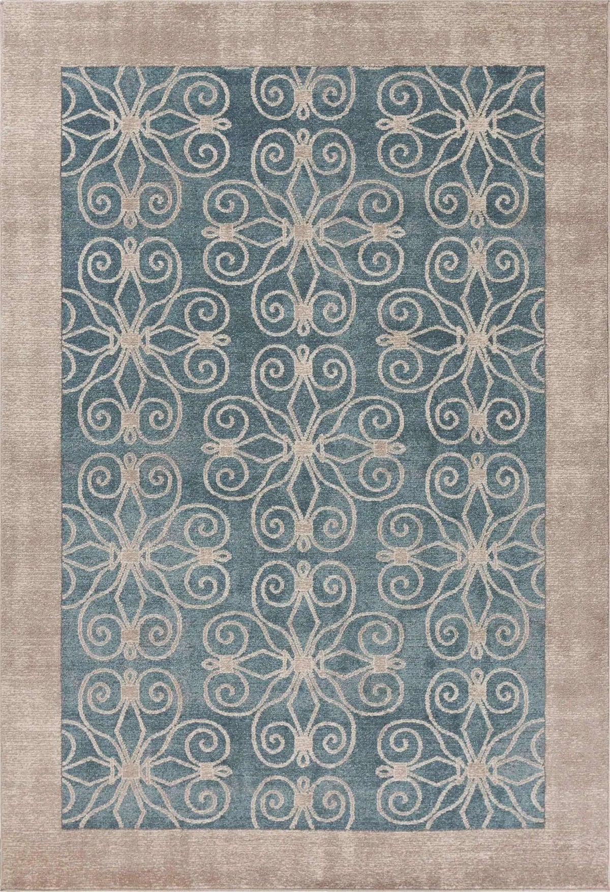 Libby Langdon Winston 5810 Looking Glass Teal Rug - Rug & Home