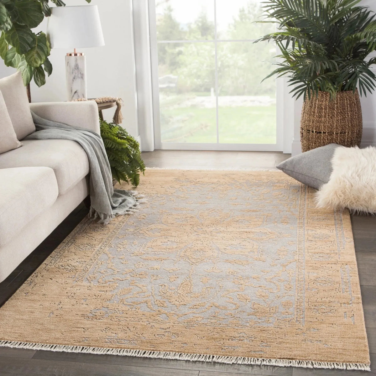 Liberty LIB07 Abington Tan/Gray Rug