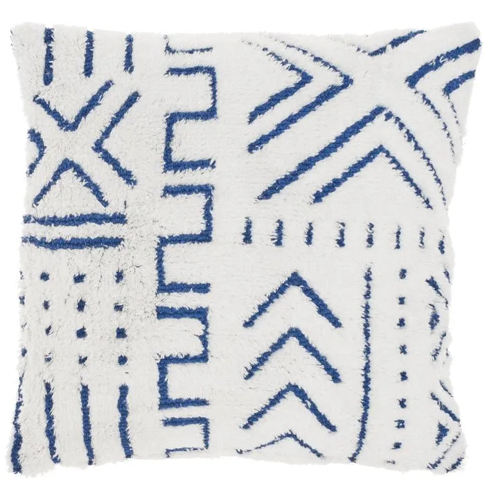 Lifestyle AA016 Blue Ink Pillow - Rug & Home