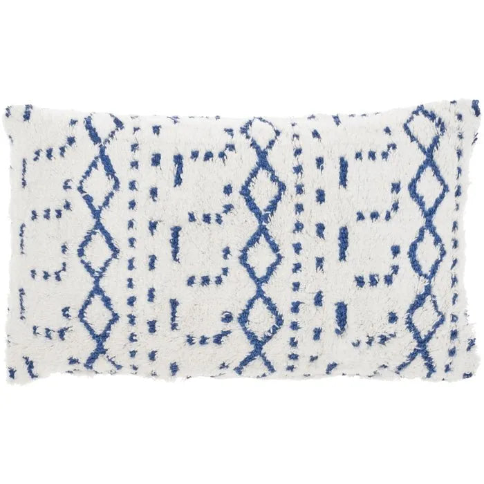 Lifestyle AA019 Blue Ink Pillow - Rug & Home