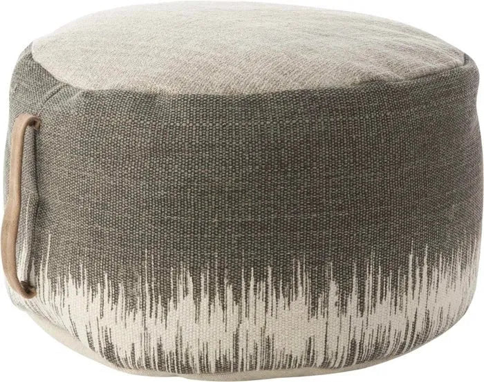 Lifestyle AS263 Charcoal Pouf - Rug & Home