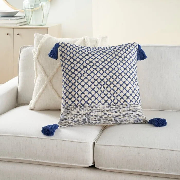 Lifestyle CN623 Blue Ink Pillow - Rug & Home