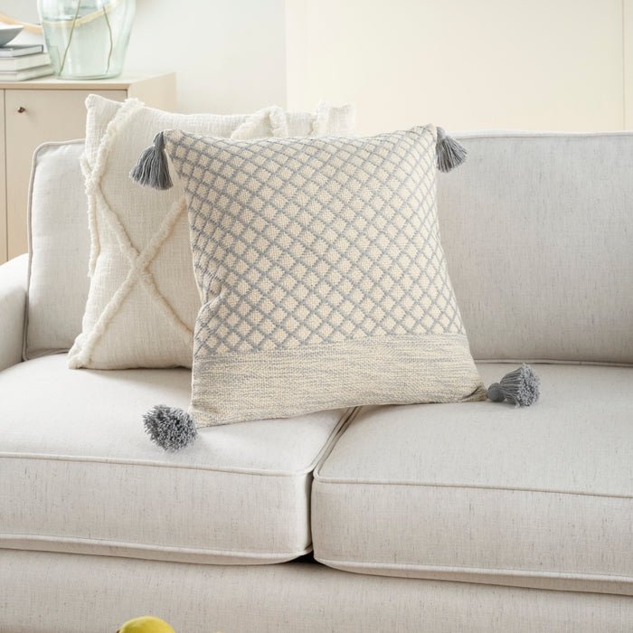 Lifestyle CN623 Light Grey Pillow - Rug & Home