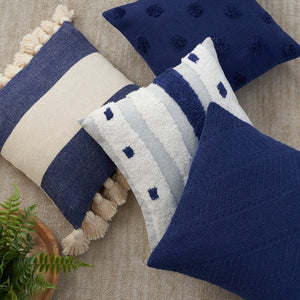 Lifestyle CN964 Blue Ink Pillow - Rug & Home
