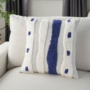 Lifestyle CN980 Blue Ink Pillow - Rug & Home