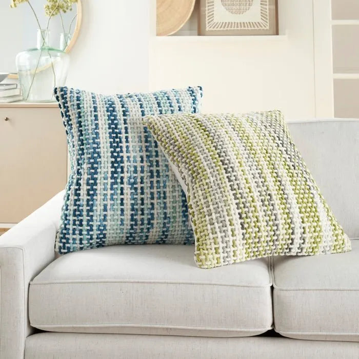 Lifestyle DC059 Green/Grey Pillow - Rug & Home