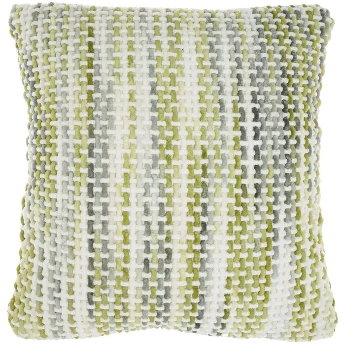 Lifestyle DC059 Green/Grey Pillow - Rug & Home