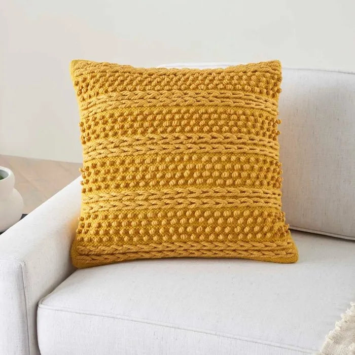 Lifestyle GC102 Yellow Pillow - Rug & Home