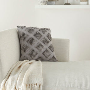 Lifestyle GC103 Light Grey Pillow - Rug & Home
