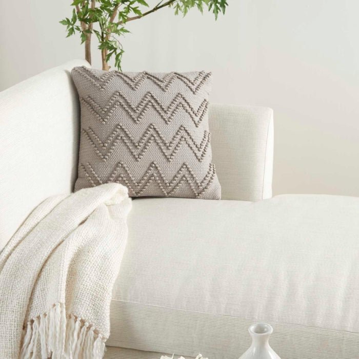Lifestyle GC104 Light Grey Pillow - Rug & Home