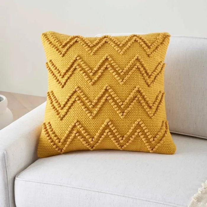 Lifestyle GC104 Yellow Pillow - Rug & Home