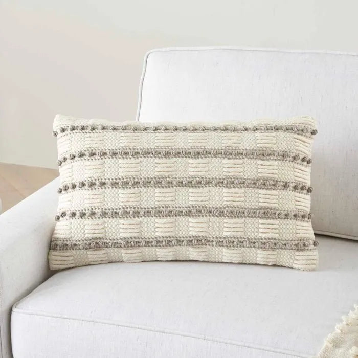 Lifestyle GC384 Light Grey Pillow - Rug & Home