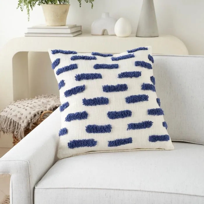 Lifestyle GC576 Blue Ink Pillow - Rug & Home