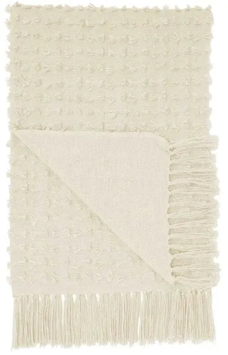 Lifestyle GT037 Cream Throw Blanket