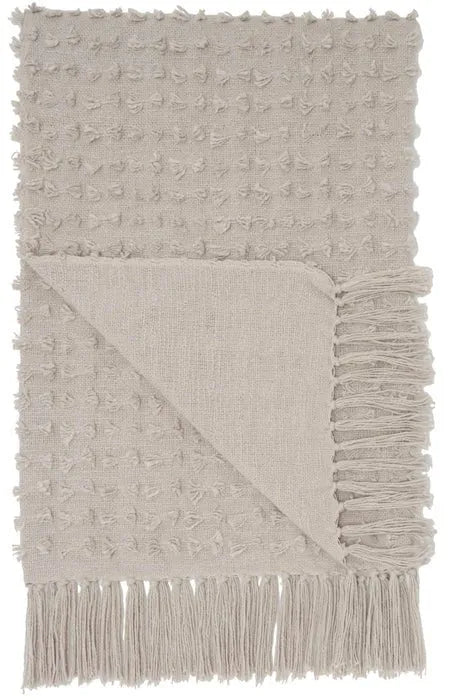 Lifestyle GT037 Khaki Throw Blanket - Rug & Home