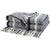 Lifestyle RJ204 Black Throw Blanket - Rug & Home