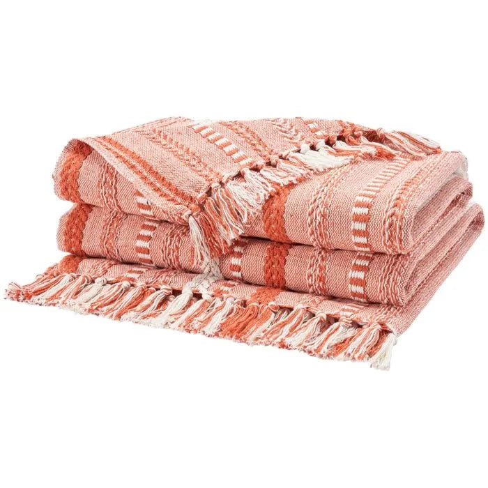 Lifestyle RJ204 Orange Throw Blanket - Rug & Home