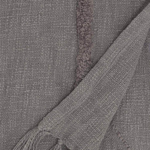Lifestyle SH018 Grey Throw Blanket - Rug & Home