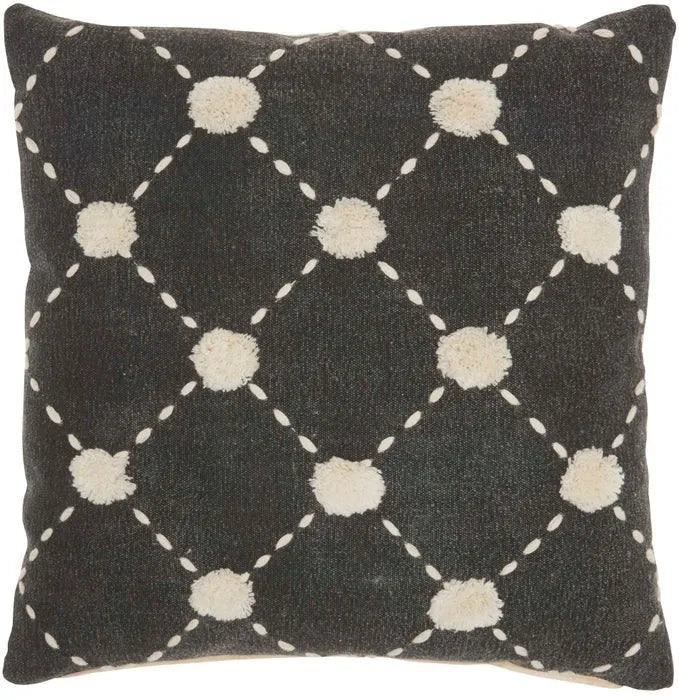 Lifestyle SH030 Charcoal Pillow - Rug & Home