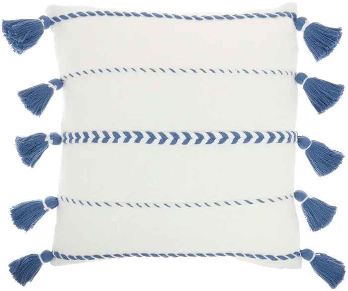 Lifestyle SH037 Blue Pillow - Rug & Home