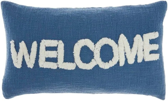 Lifestyle SH040 Blue Pillow - Rug & Home