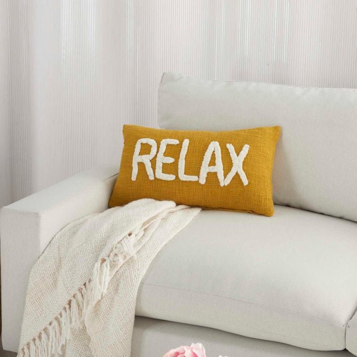 Lifestyle SH041 Mustard Pillow - Rug & Home