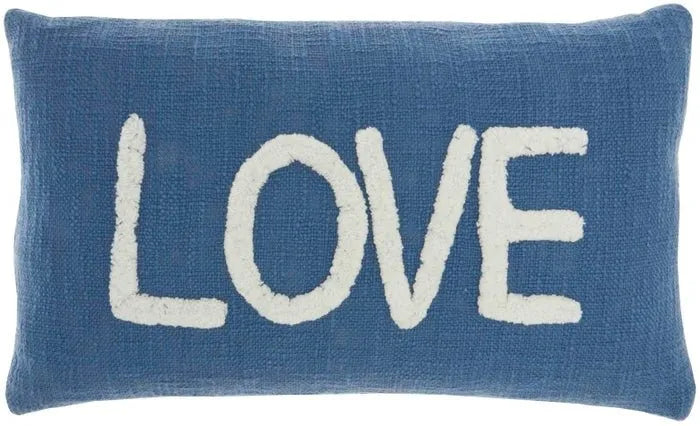 Lifestyle SH042 Blue Pillow - Rug & Home