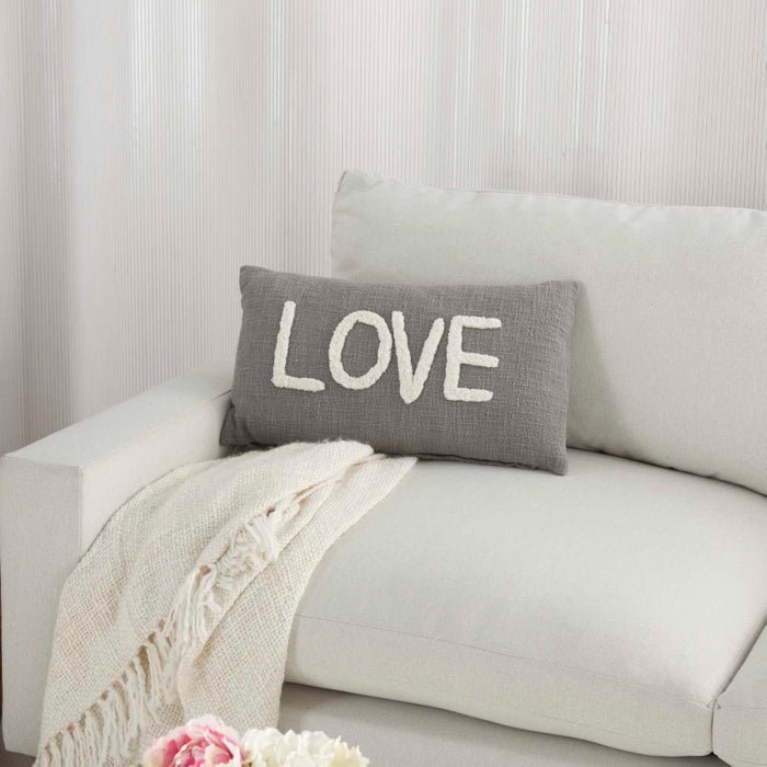 Lifestyle SH042 Grey Pillow - Rug & Home