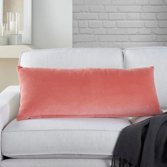 Lifestyle SS900 Blush Cotton Velvet Pillow - Rug & Home