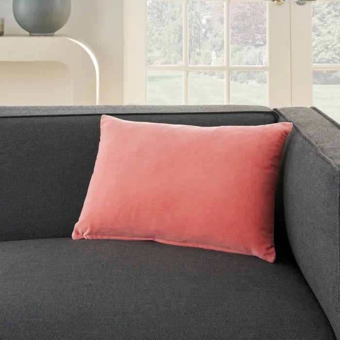 Lifestyle SS900 Blush Cotton Velvet Pillow - Rug & Home