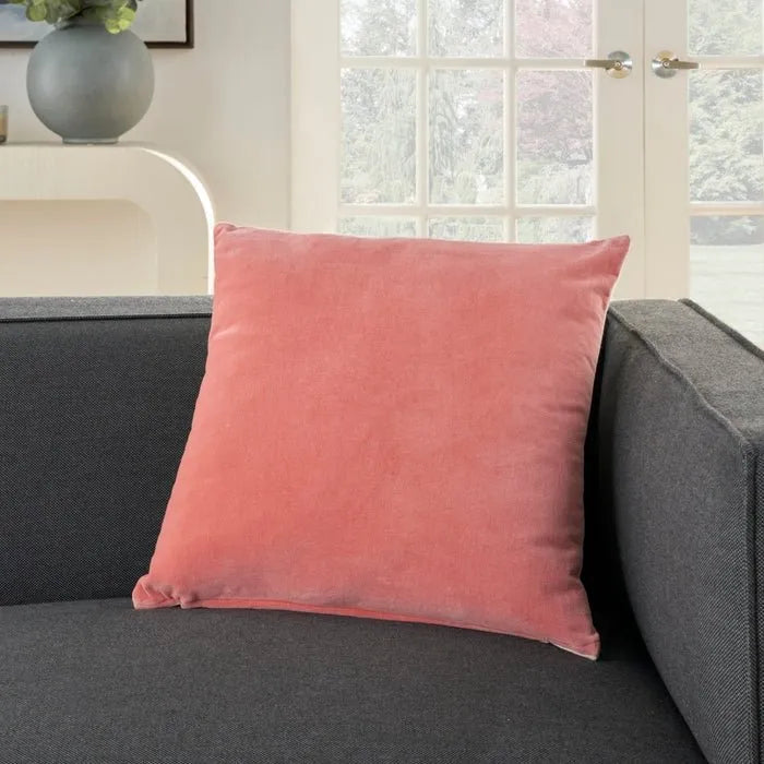 Lifestyle SS900 Blush Cotton Velvet Pillow - Rug & Home