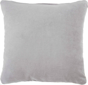 Lifestyle SS900 Grey Cotton Velvet Pillow - Rug & Home