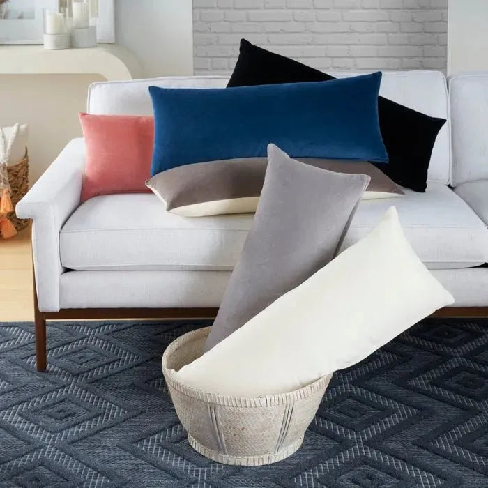 Lifestyle SS900 Ivory Cotton Velvet Pillow