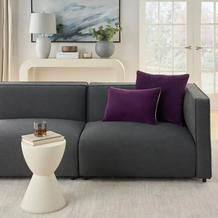 Lifestyle SS900 Purple Cotton Velvet Pillow