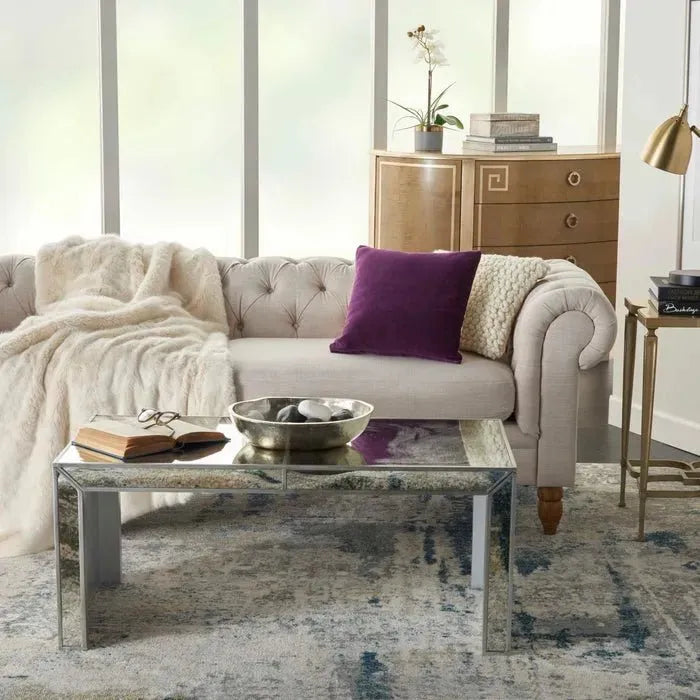 Lifestyle SS900 Purple Cotton Velvet Pillow