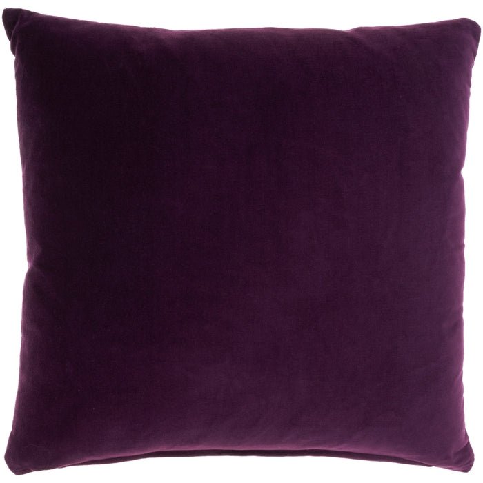 Lifestyle SS900 Purple Cotton Velvet Pillow - Rug & Home