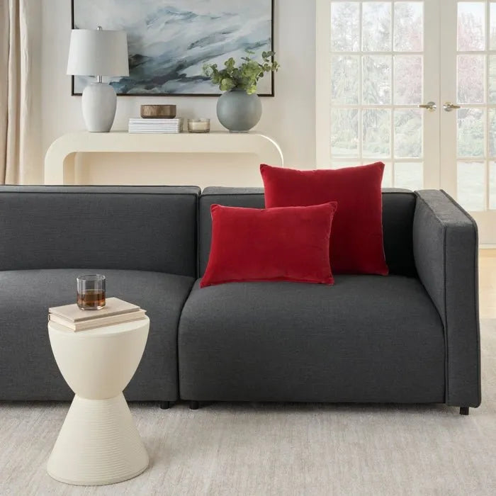 Lifestyle SS900 Red Cotton Velvet Pillow