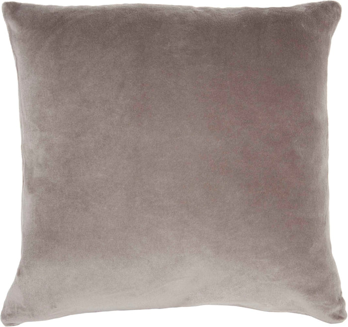 Lifestyle SS900 Taupe Cotton Velvet Pillow - Rug & Home