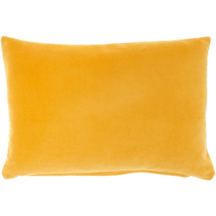 Lifestyle SS900 Yellow Cotton Velvet Pillow - Rug & Home