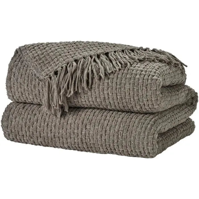Lifestyle ZH225 Grey Throw Blanket