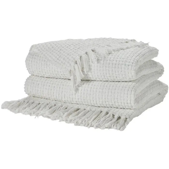Lifestyle ZH225 White Throw Blanket
