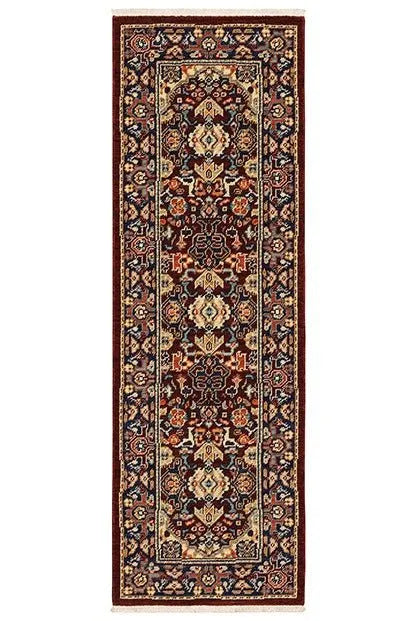 Lilihan 2062R Red/Blue Rug - Rug & Home